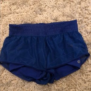 Lululemon Blue Mesh Shorts